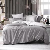 家柏饰(CORATED)家纺100支全棉四件套素色全棉长绒棉卡普里微风
