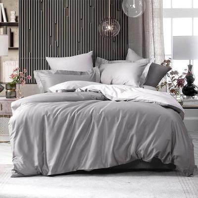 家柏饰(CORATED)家纺100支全棉四件套素色全棉长绒棉卡普里微风