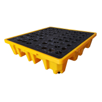 翌嘉YJ4120561防渗漏托盘危废化学品防泄漏塑料托盘 1300*1300*300