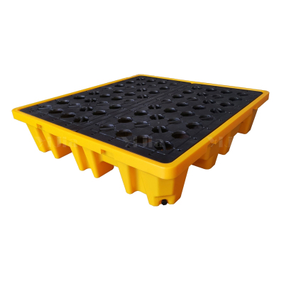 翌嘉YJ4120561防渗漏托盘危废化学品防泄漏塑料托盘 1300*1300*300