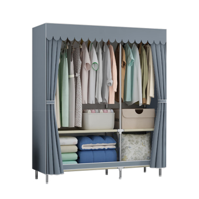 合祥源 QX-YG11 钢架布艺衣柜 1200*450*1700mm 单位:组