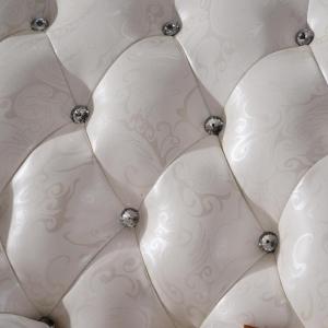 森美人圆床床欧式圆床2米双人床公主床皮艺软床大圆床定制婚床