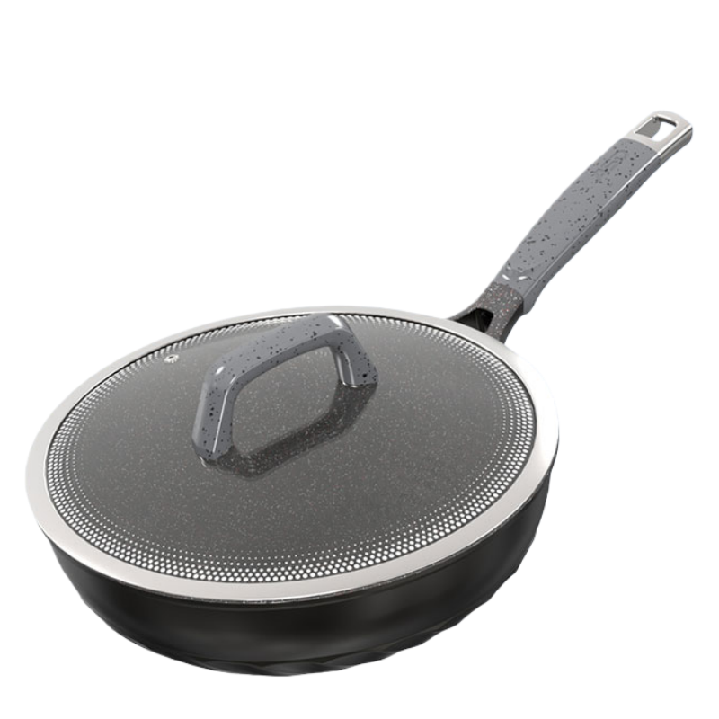 爱仕达(ASD)不粘炒锅CL30F1Q魔法石无油烟炒锅金刚旋风钛不粘家用30cm炒菜锅