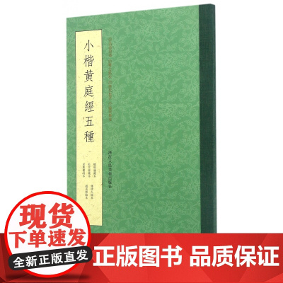 小楷黄庭经五种 王羲之小楷黄庭经版本条陈对比 赵孟頫藏本唐人临写本 中国书法教程书籍王羲之楷书毛笔字帖
