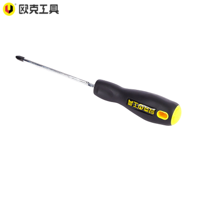 欧克 螺丝刀工业级耐油柄旋具带磁起子 一字6×125mmOK-8733/把
