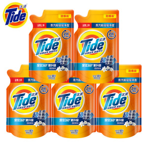 汰渍洗衣液全效360°除菌除螨深层去污渍正品衣物清洁洁雅百合香500g家庭补充装