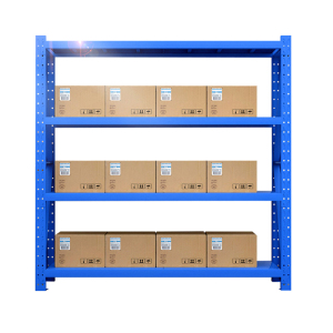 东升顺仓库仓储货架四层金属五金货架家用中型重型置物架展示架子200KG150*50*200