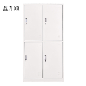鑫升顺加厚四门钢制更衣柜员工柜铁皮职工储物柜[工厂现做 7天内发货]