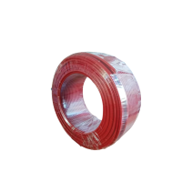 华科中缆 红色单股铜芯硬电线ZR-450/750V-BV4 米