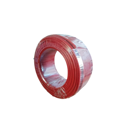 华科中缆 红色单股铜芯硬电线ZR-450/750V-BV4 米