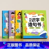 学前识字造句书(全4本) [正版]时光学学前识字造句书 幼儿3-6岁趣味看图早教启蒙书幼小衔接