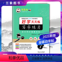 [正版]2021好字天天练写字练习七年级上册邹慕白字帖人教统编版RJ语文同步描摹 描临版生字读写词语积累课文背诵快速高