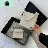 简约小包包女2020新款潮百搭斜挎链条包时尚单肩小方包珍珠手提包NEW LAKE女斜挎包