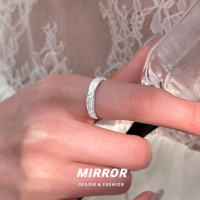 925纯银蝴蝶结飘带戒指女指环尾戒创意小众简约高级感新款送女朋友老婆情人节七夕生日礼物