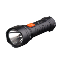 雅格LED手电筒家用式塑料 强光可充电户