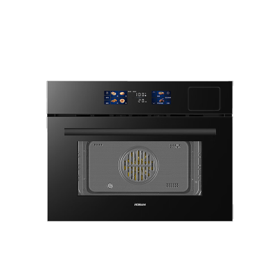 老板(Robam)48L搪瓷嵌入式蒸烤炸焖炖四合一 家用大容量蒸烤炸一体机 智控彩屏蒸箱烤箱空气炸CQ9081D