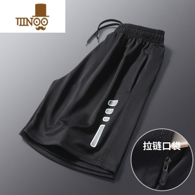 YANXU运动短裤男士冰丝夏季健身篮球裤跑步透气速干骑行训练五分中裤子