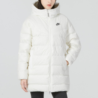 NIKE/耐克连帽羽绒服运动休闲中长款冬保暖女装外套 DQ6874-133 D