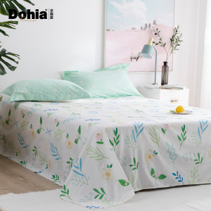 家柏饰(CORATED)家纺单/双人全棉床单学生宿舍单件全棉1.5/1.8米花愿