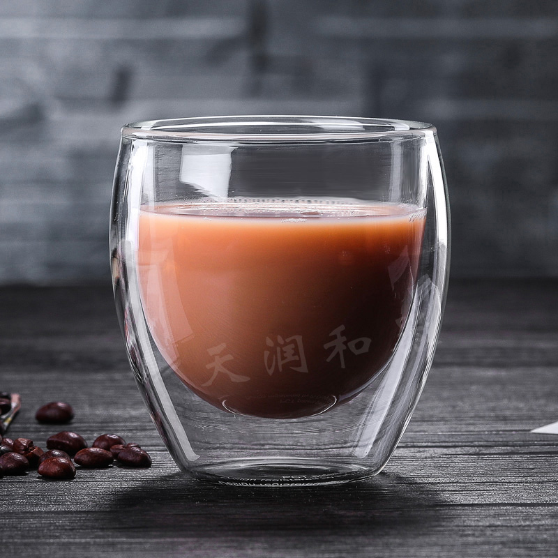 耐热加厚玻璃杯花茶杯泡茶杯过滤内胆办公杯家用水杯 三维工匠 加厚直身杯400三件杯