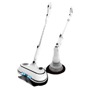 电动拖把无线擦地机全自动拖刷一体机抛光打蜡清洁机 白色