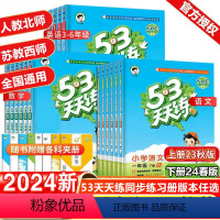 语(人教)+数(人教)+英(人教PEP版) 三年级下 [正版]全国版2024新版 53天天练一年级二年级三四五六年级上下