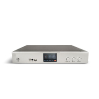 启诺 QN-KA400 专业大功率影音会议音响功放 蓝牙多功能功放 银色 台