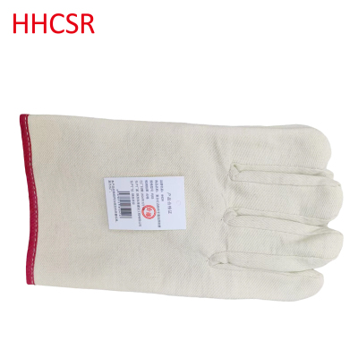 复合红边帆布手套加厚耐磨