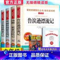 [正版]鲁滨孙漂流记 六年级上册下学期必读的课外书鲁滨逊漂游记原著6下汤姆索亚历险记原版鲁冰做威尼斯骑鹅旅游记米尔斯企