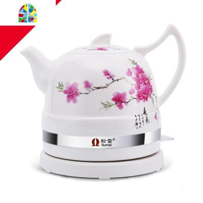 松雷SL-510B手动版陶瓷电水壶景德镇家用烧水自动断电开水电茶壶 FENGHOU SL-510B脸谱1.0L烧水壶