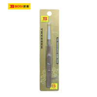 波斯(BOSI)不锈钢尖头镊子(125×11×2mm)把