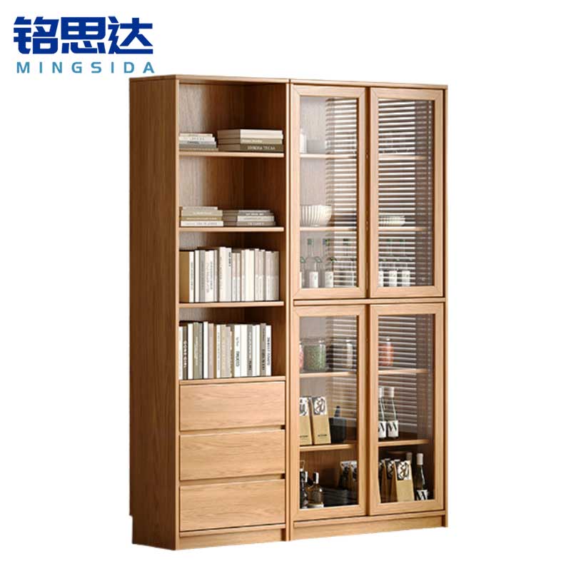 铭思达实木书柜
