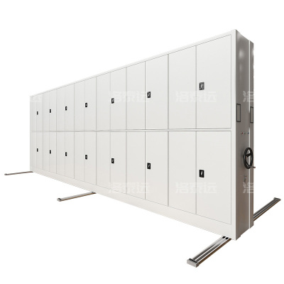 洛泰远 LTY3110816电动密集架移动档案柜钢制轨道密集柜 一列7组6400*560*2360