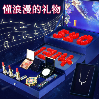 苏宁优品-520情人节礼物生日礼物女送女朋友礼物送闺蜜结婚纪念日礼物创意新款香皂花礼盒实用礼品盒