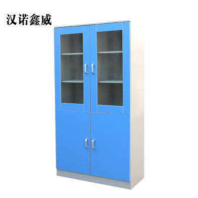 汉诺鑫威铝木全木药品柜学校实验室仪器柜试剂柜玻璃器皿柜存储资料柜子[工厂现做 7天内发货]