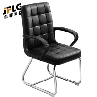 金菲罗格电脑椅办公椅人体工学椅舒适弓形椅 黑色
