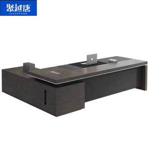 聚越唐(JUYUETANG) 班台班桌办公桌1800*900*760 带双副柜 张