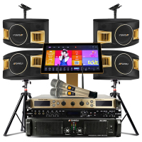 山水(SANSUI) 两对SP2-11套装家庭影院家用客厅会议室专业组合音箱电视KTV音响拓浦发3T点歌机K歌