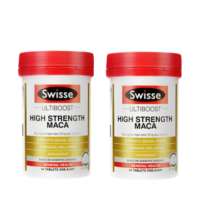 [2瓶装]澳洲进口swisse玛卡片男用 高浓度缓疲劳荷尔蒙高含量 为男士