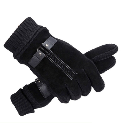 手套男士骑车摩托车防寒保暖厂家手套批发冬季劳保加厚保暖冬 1双