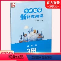 小学数学新补充阅读 三年级下 [正版]2024春 小学数学新补充阅读 3年级下册 双色版 含答案 3下 小学数学课教学参