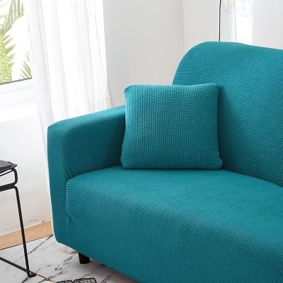沙发套全包卍能全盖沙发罩四季沙发垫现代简约客厅通用弹力布艺 青石蓝 L[三人位长190-230cm以内]