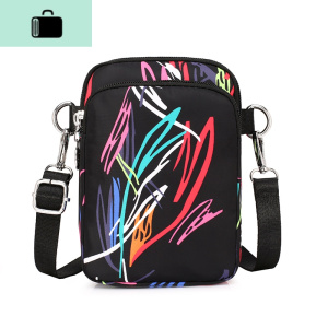 2019版小包包女多层斜挎包尼龙防水牛津布轻便迷你薄款单肩包NEW LAKE女斜挎包