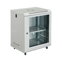 翌嘉 YJ5011649壁挂网络机柜网线理线柜 12u玻璃门白色