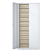 湘渭收纳柜财务档案柜资料柜加厚文件柜办公室带锁铁皮柜凭证柜十层