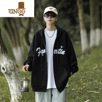 YANXU开衫卫衣男款冬季美式潮牌2023新款男生连帽宽松大码长袖外套