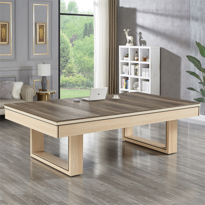  台球桌标准成人乒乓球餐桌二合一闪电客美式桌球台家用中式黑八桌球