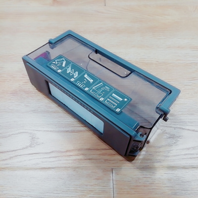 扫地机T5配件尘盒边刷抹布海帕过滤棉水箱支架充电座清洁液 1个尘盒