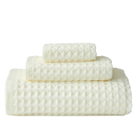 伊伊爱 蜂巢格方巾