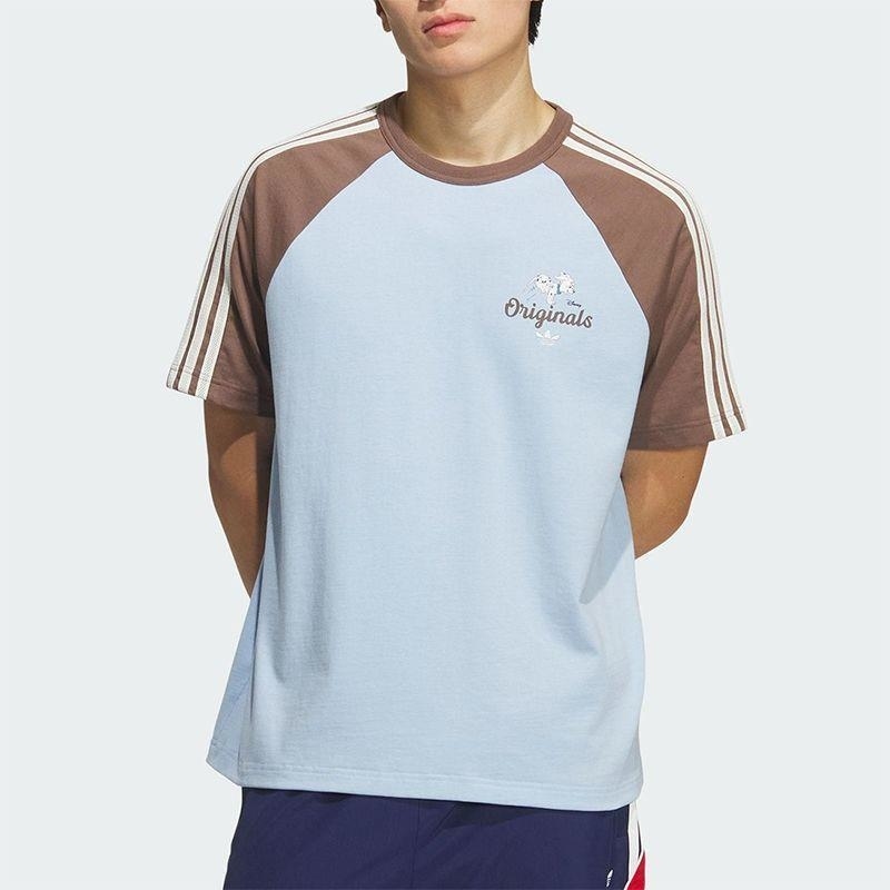 ADIDAS阿迪达斯三叶草短袖T恤运动休闲圆领男女上衣KG6686 C